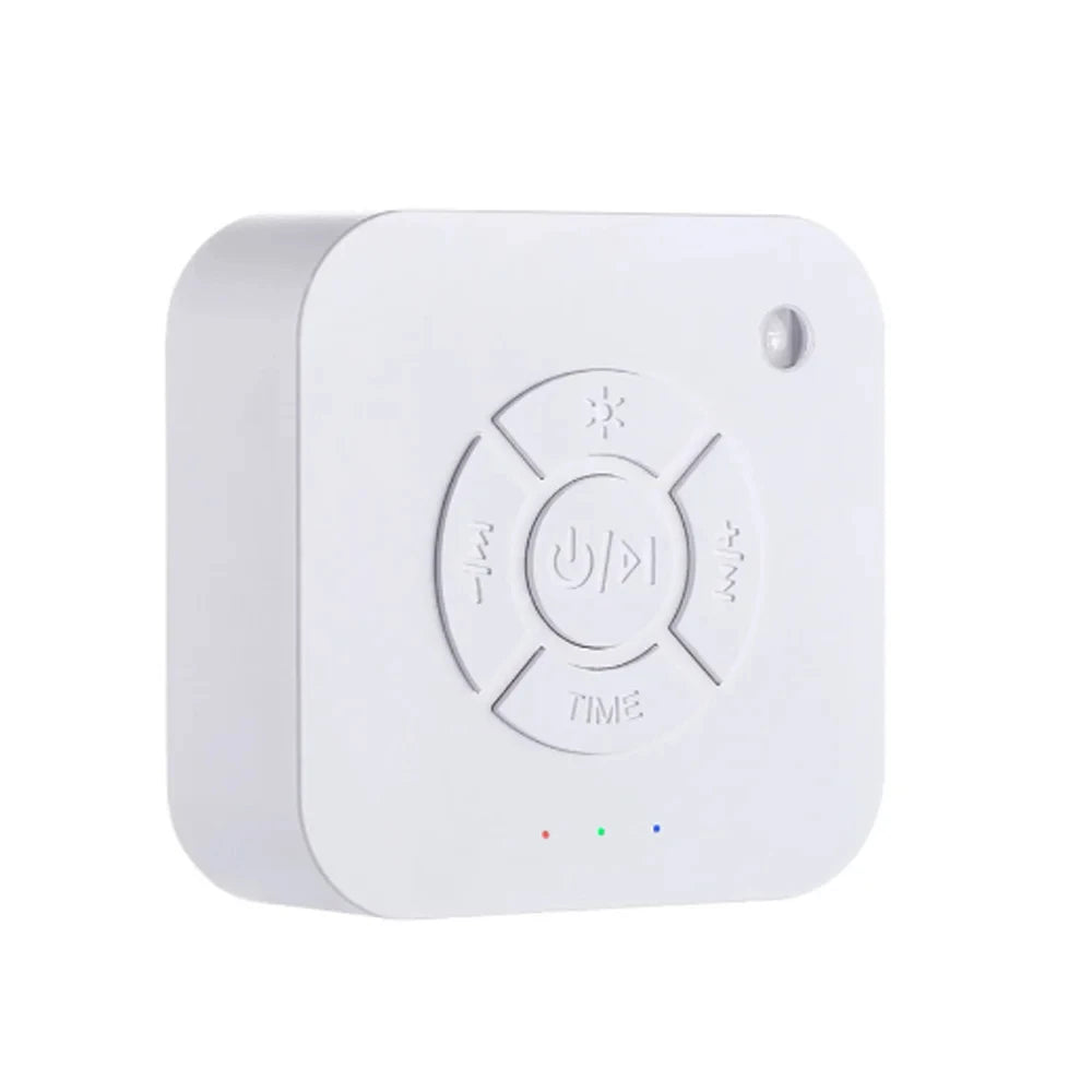 White Noise Sound Machine Sleep Soother With 9 Soothing Sounds Breathing Light Timer Type-C Charging For Baby Home Office Travel